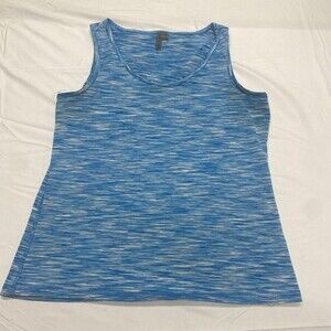 NWOT Just Be Free Space-Dye Blue Athletic Tank Top!  free people! Size Small!